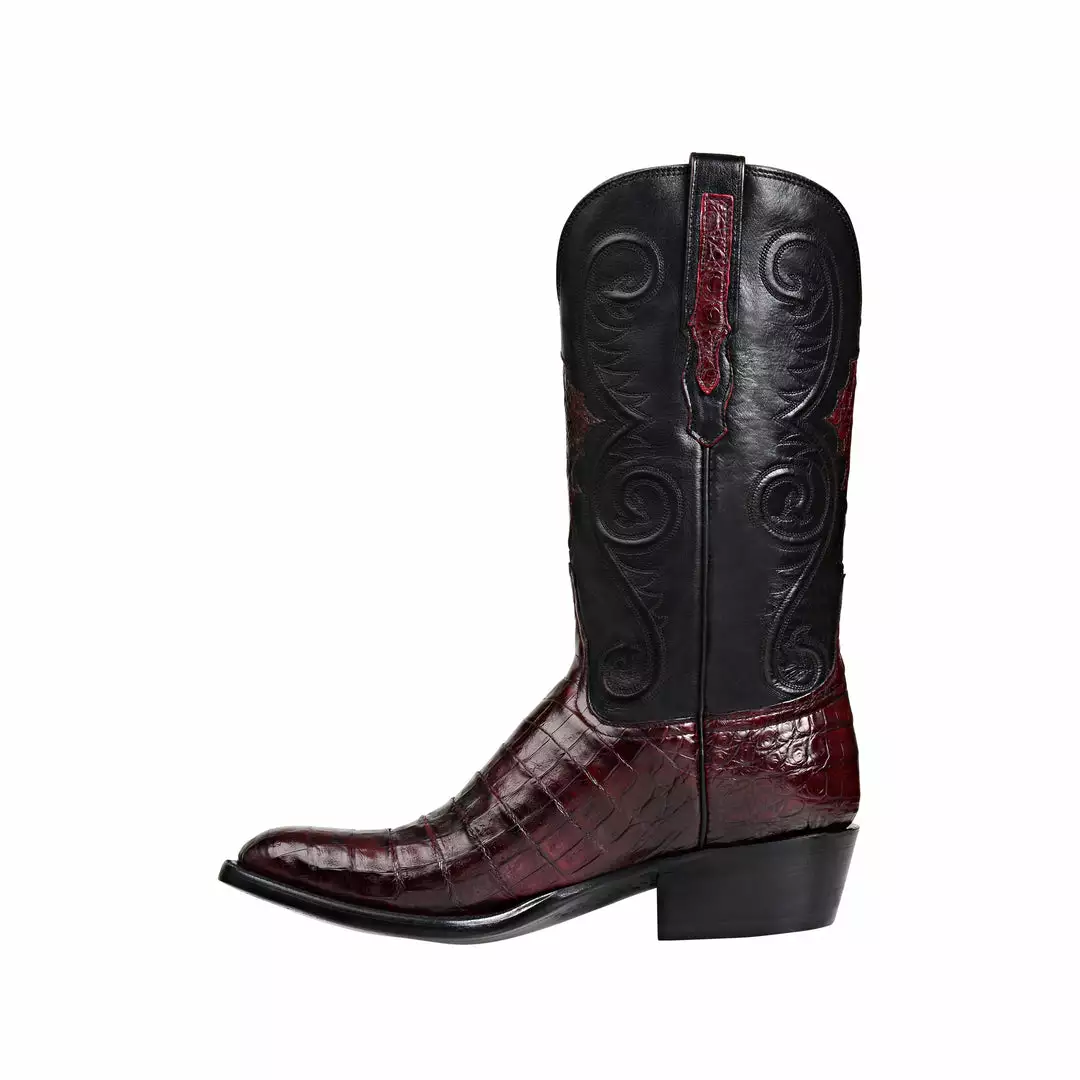 Discount ❤️ Lucchese-inc Jones :: Black Cherry ⭐ 5 Lucchese-inc Jones :: Black Cherry