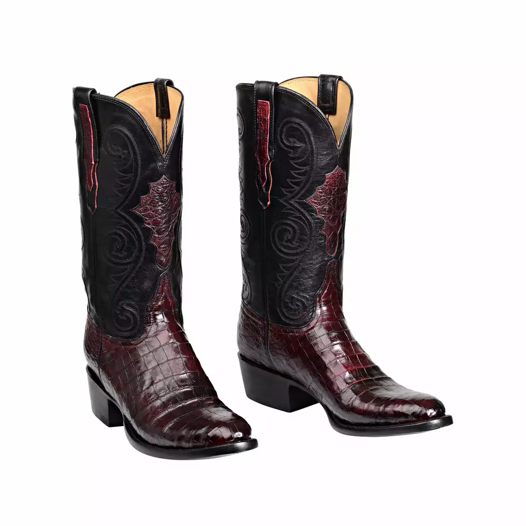 Discount ❤️ Lucchese-inc Jones :: Black Cherry ⭐ 6 Lucchese-inc Jones :: Black Cherry