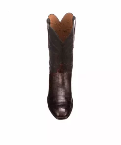 Lucchese-inc Cruz :: Black Cherry + Black