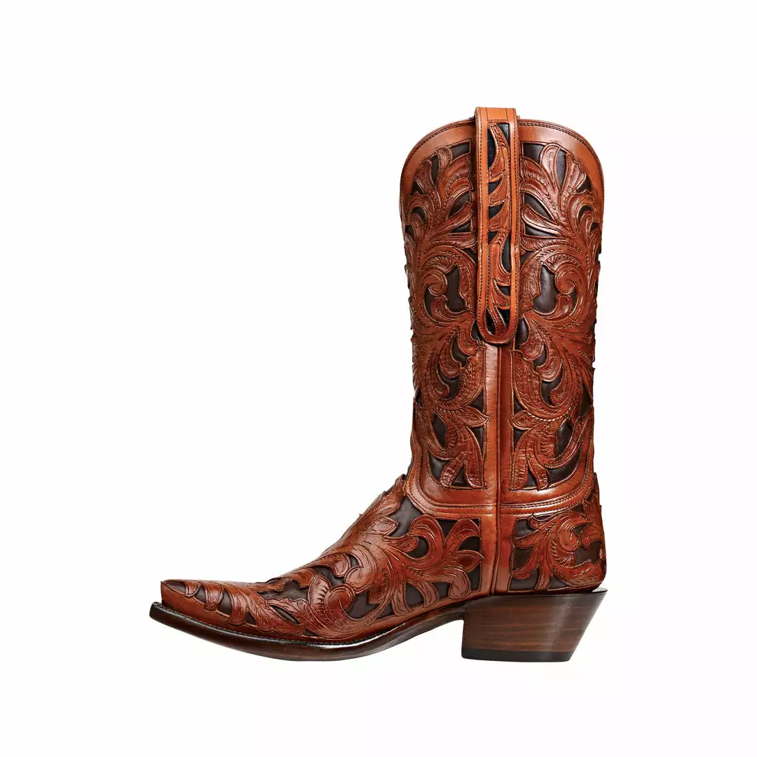 Hot Sale π Lucchese-inc Kent :: Mahogany + Chocolate π 6 Lucchese-inc Kent :: Mahogany + Chocolate