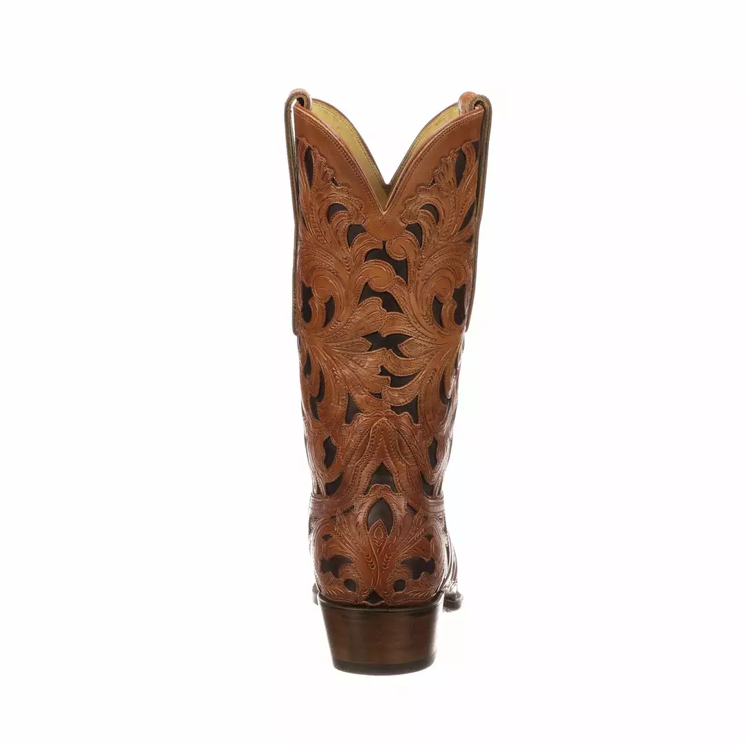 Hot Sale π Lucchese-inc Kent :: Mahogany + Chocolate π 7 Lucchese-inc Kent :: Mahogany + Chocolate