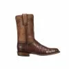 Lucchese-inc Wilson :: Sienna + Dark Brown Boots