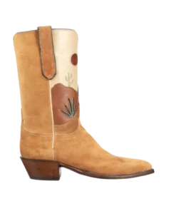Lucchesse-inc Women's White Sands :: Cognac BOOTS