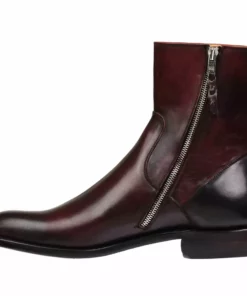Lucchese-inc Jonah :: Black Cherry Boots