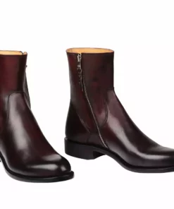 Lucchese-inc Jonah :: Black Cherry Boots