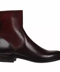Lucchese-inc Jonah :: Black Cherry Boots