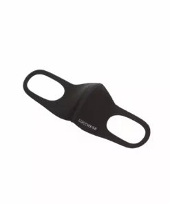 Lucchese-inc Lucchese Face Mask :: Black Logo