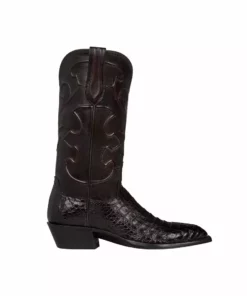 Lucchese-inc Boots Charles :: Black Cherry + Cordovan
