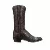 Lucchese-inc Boots Charles :: Black Cherry + Cordovan