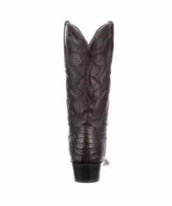 Lucchese-inc Boots Charles :: Black Cherry + Cordovan