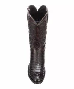 Lucchese-inc Boots Charles :: Black Cherry + Cordovan
