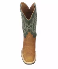 Lucchese-inc Rudy :: Cognac + Green Boots