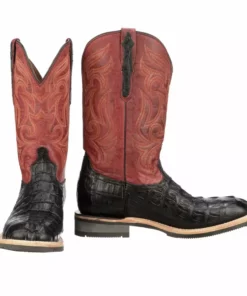 Lucchesse-inc Men Rowdy Hornback Caiman :: Black