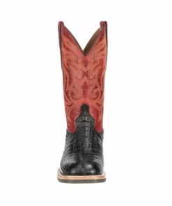 Lucchesse-inc Men Rowdy Hornback Caiman :: Black