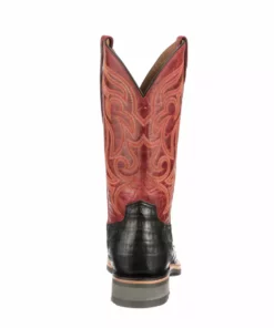 Lucchesse-inc Men Rowdy Hornback Caiman :: Black