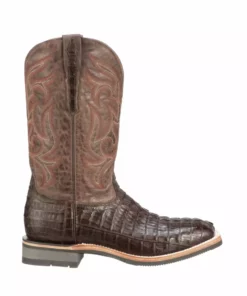 Lucchesse-inc Men Rowdy Hornback Caiman :: Chocolate