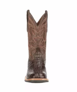 Lucchesse-inc Men Rowdy Hornback Caiman :: Chocolate