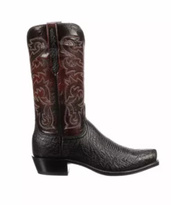 Lucchese-inc Nathan :: Black + Black Cherry
