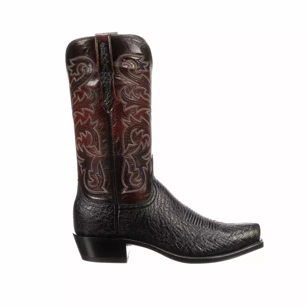 Budget π₯° Lucchese-inc Nathan :: Black + Black Cherry π 3 Lucchese-inc Nathan :: Black + Black Cherry