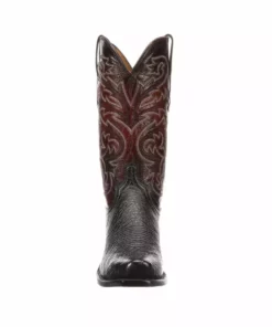 Budget π₯° Lucchese-inc Nathan :: Black + Black Cherry π 14 Lucchese-inc Nathan :: Black + Black Cherry