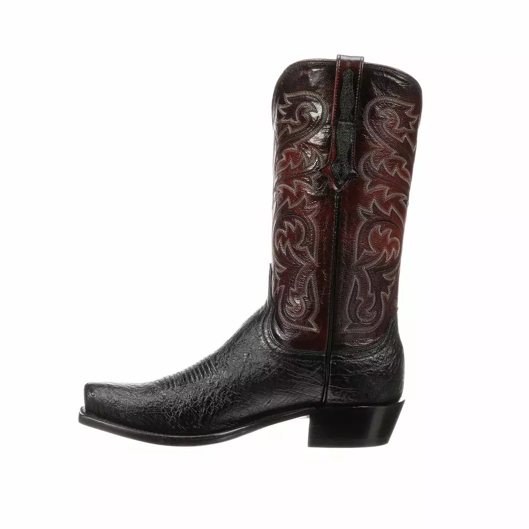 Budget π₯° Lucchese-inc Nathan :: Black + Black Cherry π 6 Lucchese-inc Nathan :: Black + Black Cherry