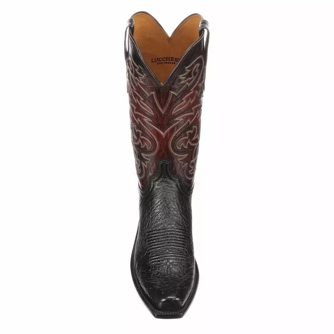 Budget π₯° Lucchese-inc Nathan :: Black + Black Cherry π 4 Lucchese-inc Nathan :: Black + Black Cherry