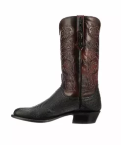 Budget π₯° Lucchese-inc Nathan :: Black + Black Cherry π 20 Lucchese-inc Nathan :: Black + Black Cherry