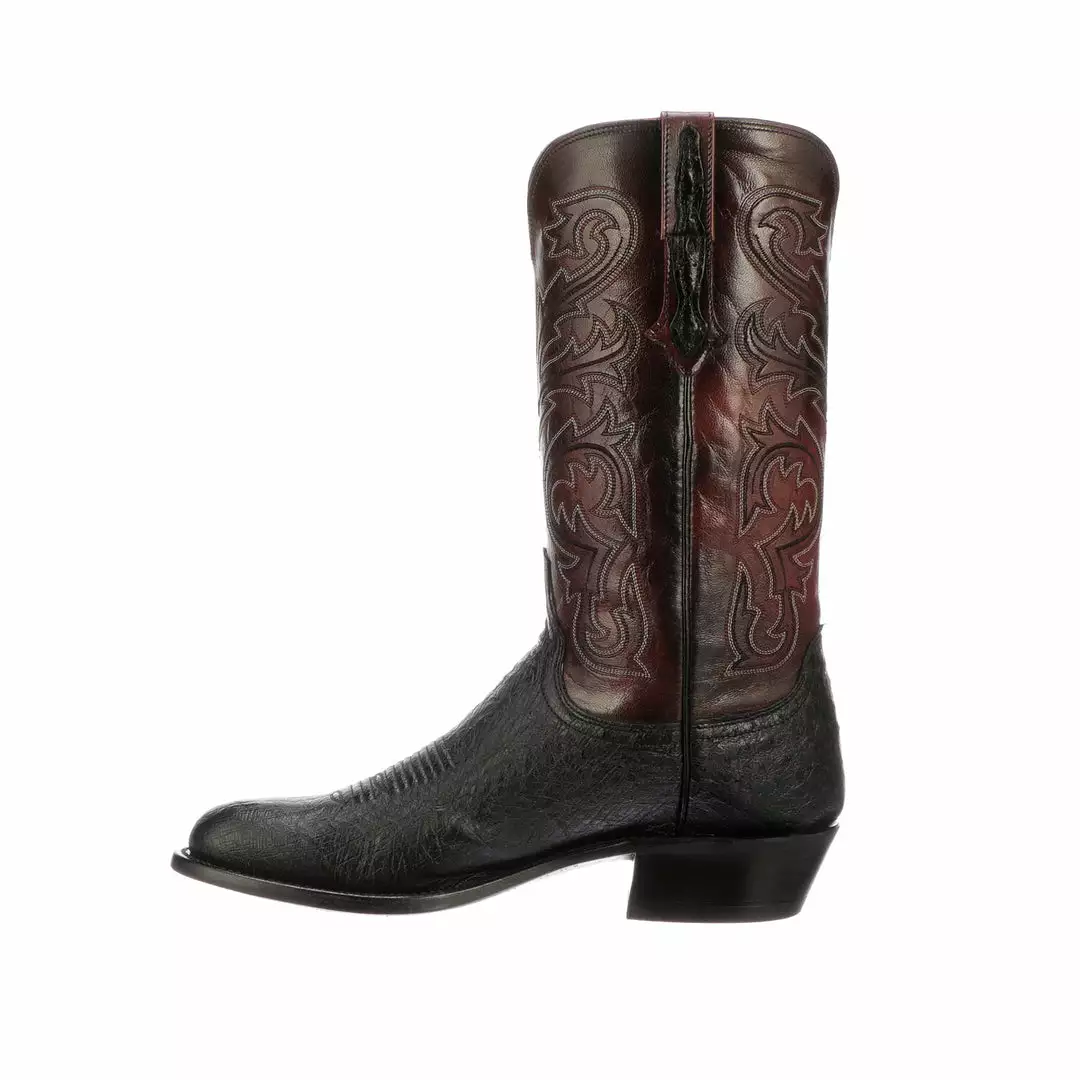 Budget π₯° Lucchese-inc Nathan :: Black + Black Cherry π 11 Lucchese-inc Nathan :: Black + Black Cherry