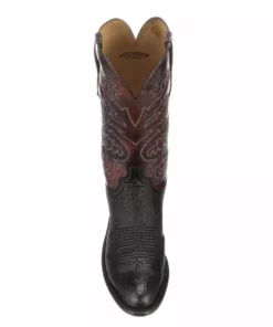 Budget π₯° Lucchese-inc Nathan :: Black + Black Cherry π 18 Lucchese-inc Nathan :: Black + Black Cherry