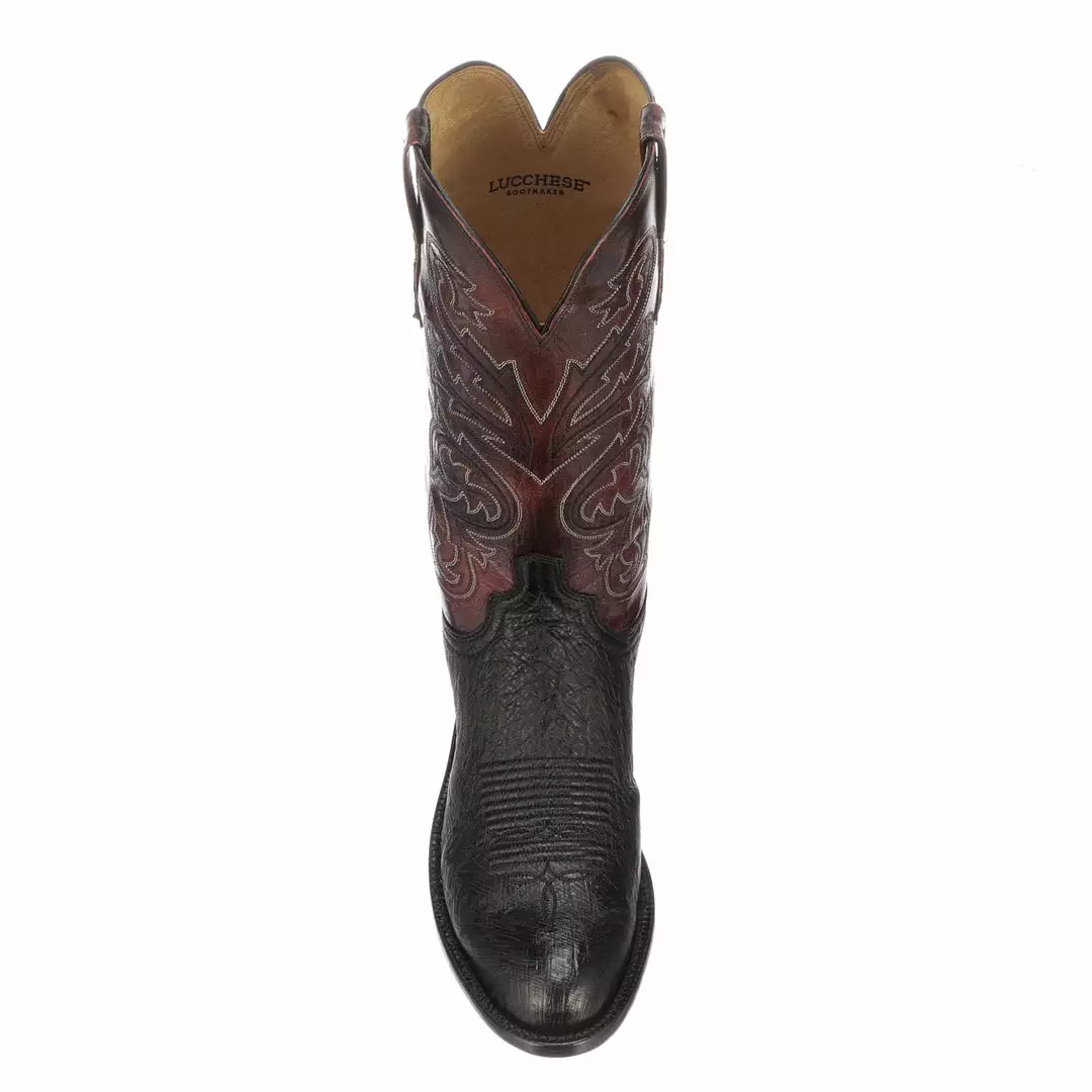 Budget π₯° Lucchese-inc Nathan :: Black + Black Cherry π 9 Lucchese-inc Nathan :: Black + Black Cherry