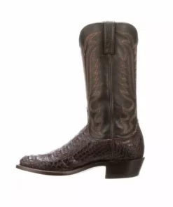 Lucchese-inc Boots Walter :: Barrel Brown + Chocolate