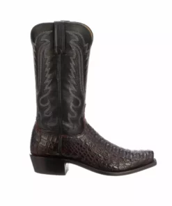 Lucchese-inc Boots Walter :: Black Cherry + Black