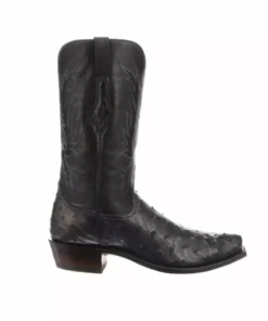 Lucchese-inc Elgin :: Navy + Black Boots