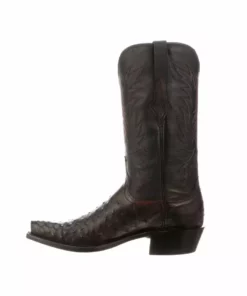 Lucchese-inc Elgin :: Black Cherry + Black Boots
