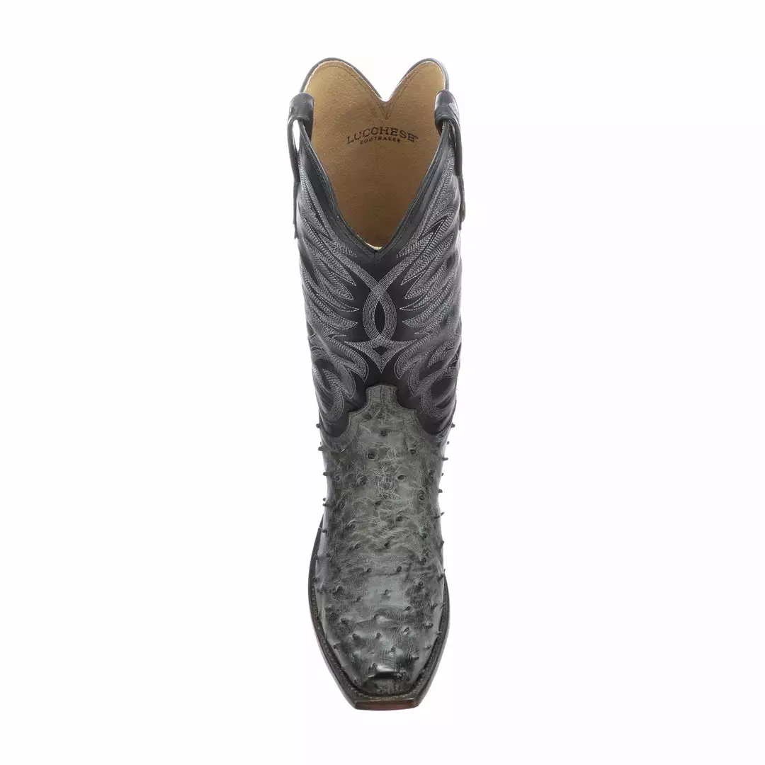Best Pirce โค๏ธ Lucchese-inc Hugo :: Anthracite Grey + Navy ๐ฅพ Boots ๐ 4 Lucchese-inc Hugo :: Anthracite Grey + Navy Boots
