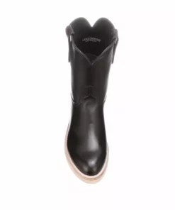 Lucchese-inc Wedge Roper :: Black Boots