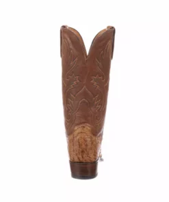 Lucchese-inc Dolly :: Barnwood + Tan BOOTS