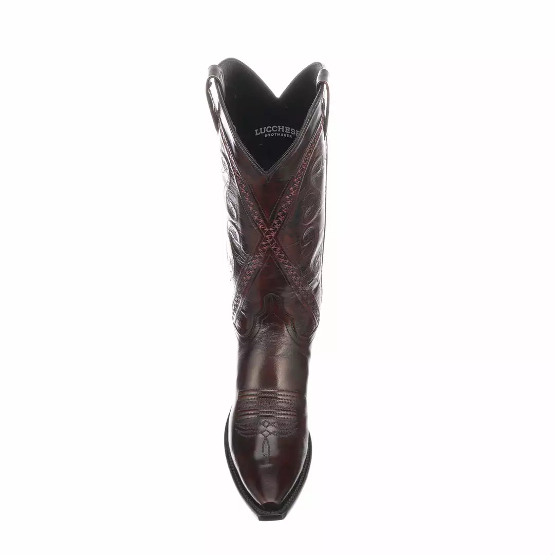 Best Sale ๐ฏ Lucchese-inc Darlene :: Black Cherry ๐ฅพ BOOTS โค๏ธ 4 Lucchese-inc Darlene :: Black Cherry BOOTS