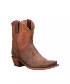 Lucchesse-inc Gaby Two-Tone :: Tan BOOTS