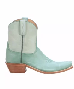 Lucchesse-inc Gaby Two-Tone :: Turquoise BOOTS