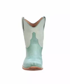 Lucchesse-inc Gaby Two-Tone :: Turquoise BOOTS