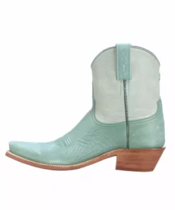 Lucchesse-inc Gaby Two-Tone :: Turquoise BOOTS