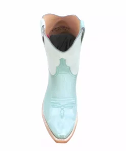 Lucchesse-inc Gaby Two-Tone :: Turquoise BOOTS