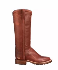 Lucchesse-inc Ladies Low Top Snake Boot King Ranch Edition :: Brandy