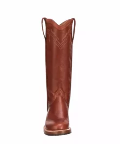 Lucchesse-inc Ladies Low Top Snake Boot King Ranch Edition :: Brandy