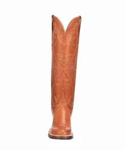 Lucchesse-inc Ladies High Top Snake Boot King Ranch Edition :: Whiskey