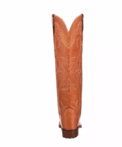 Lucchesse-inc Ladies High Top Snake Boot King Ranch Edition :: Whiskey