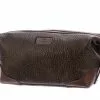 Lucchese-inc Dopp Kit :: Chocolate