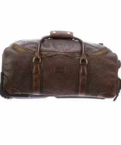 Lucchese-inc Rolling Duffel :: Chocolate