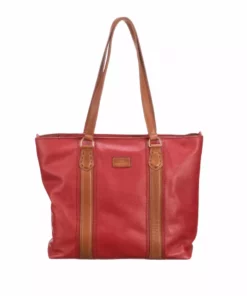 Lucchese-inc Handbags Frances Carryall Tote :: Red